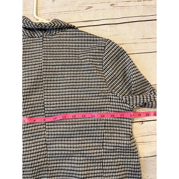 Altar'd State Jacket Blazer Brown Houndstooth Academia Professor Women XS - Picture 6 of 8